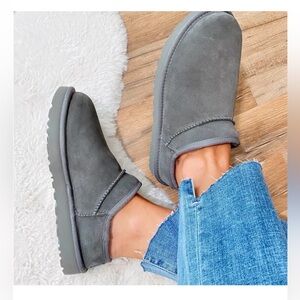 UGG Grey Ugg Mini Boots